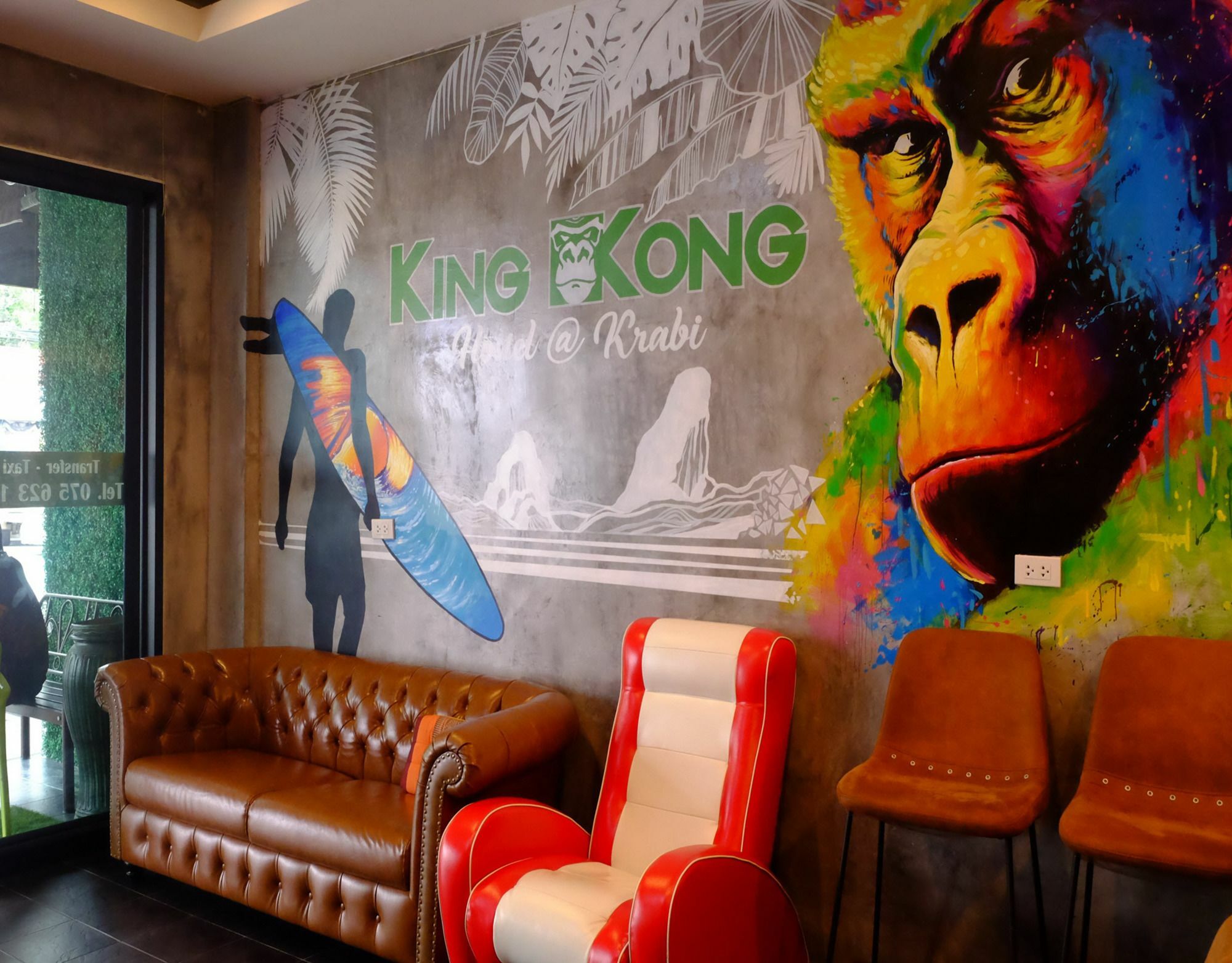King Kong Hostel At Krabi town Exterior foto